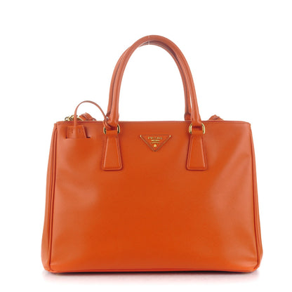 Prada Saffiano Medium Galleria Double Zip Tote Papaya 1 of 10