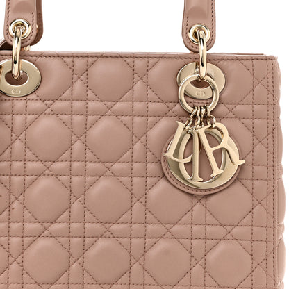 Christian Dior Lambskin Cannage Medium Lady Dior Fard 7 of 9