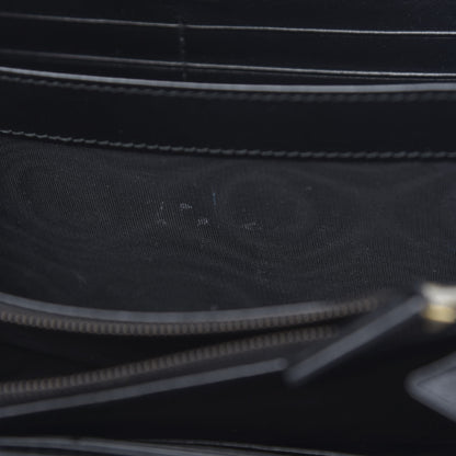 Gucci Calfskin Matelasse GG Marmont Chain Wallet Black 11 of 15