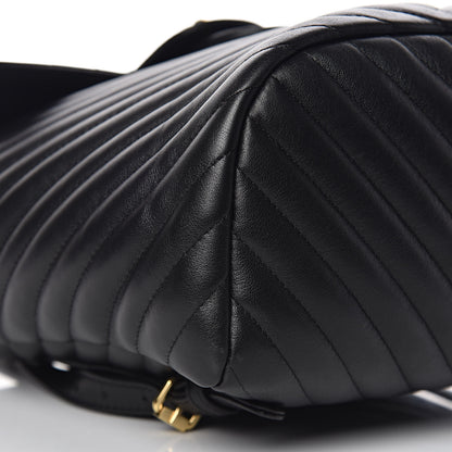 Chanel Lambskin Chevron Quilted Small Urban Spirit Backpack Black 8 of 10