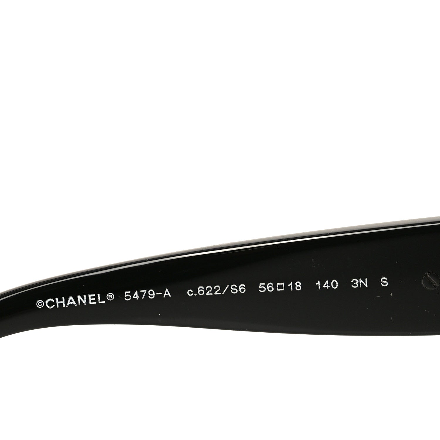 Chanel Acetate Charms Pearl Square Sunglasses 5479-A Black Gold 5 of 7