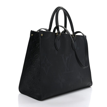 Louis Vuitton Empreinte Monogram Giant Onthego MM Black 3 of 8