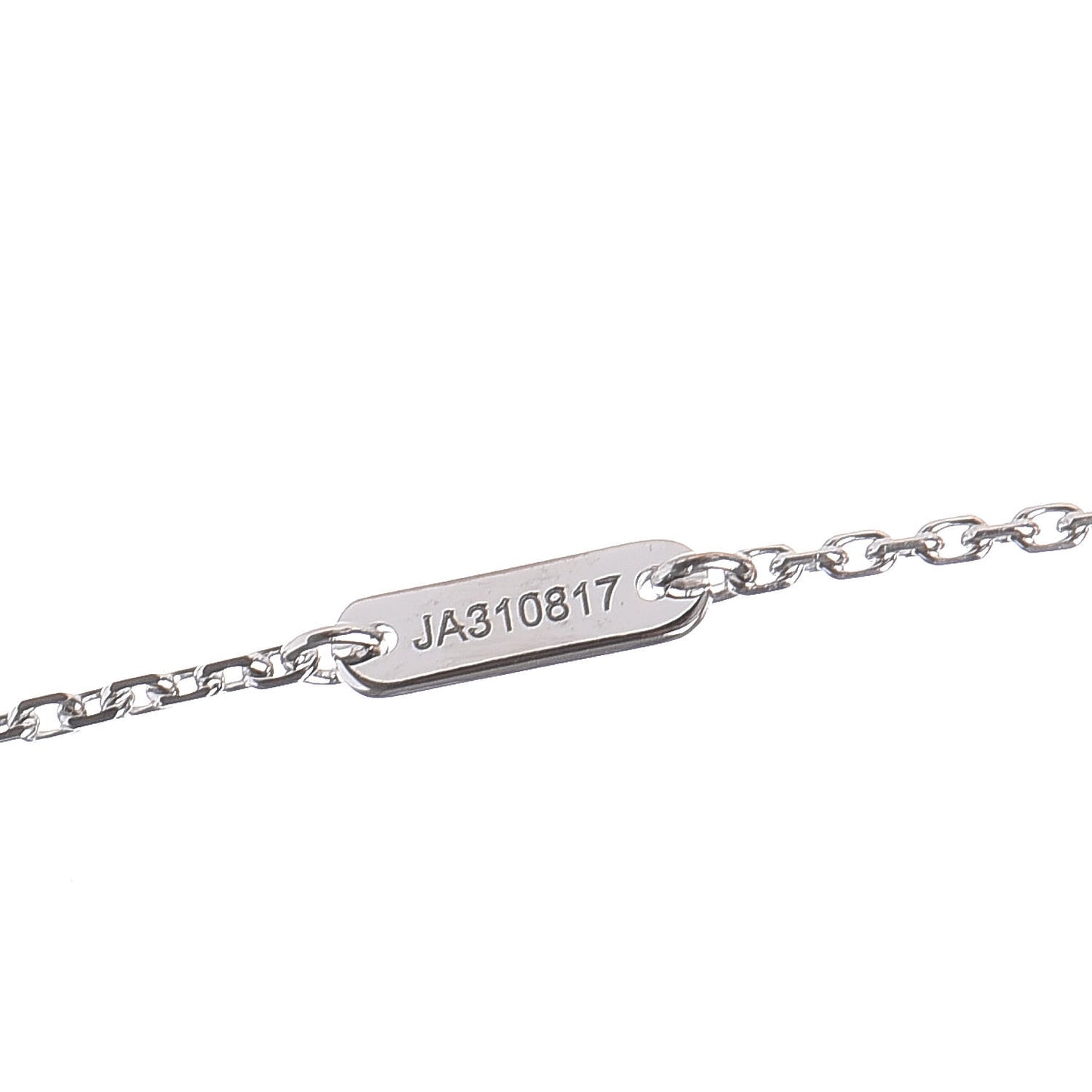 18K White Gold Diamond Mini Frivole Pendant Necklace