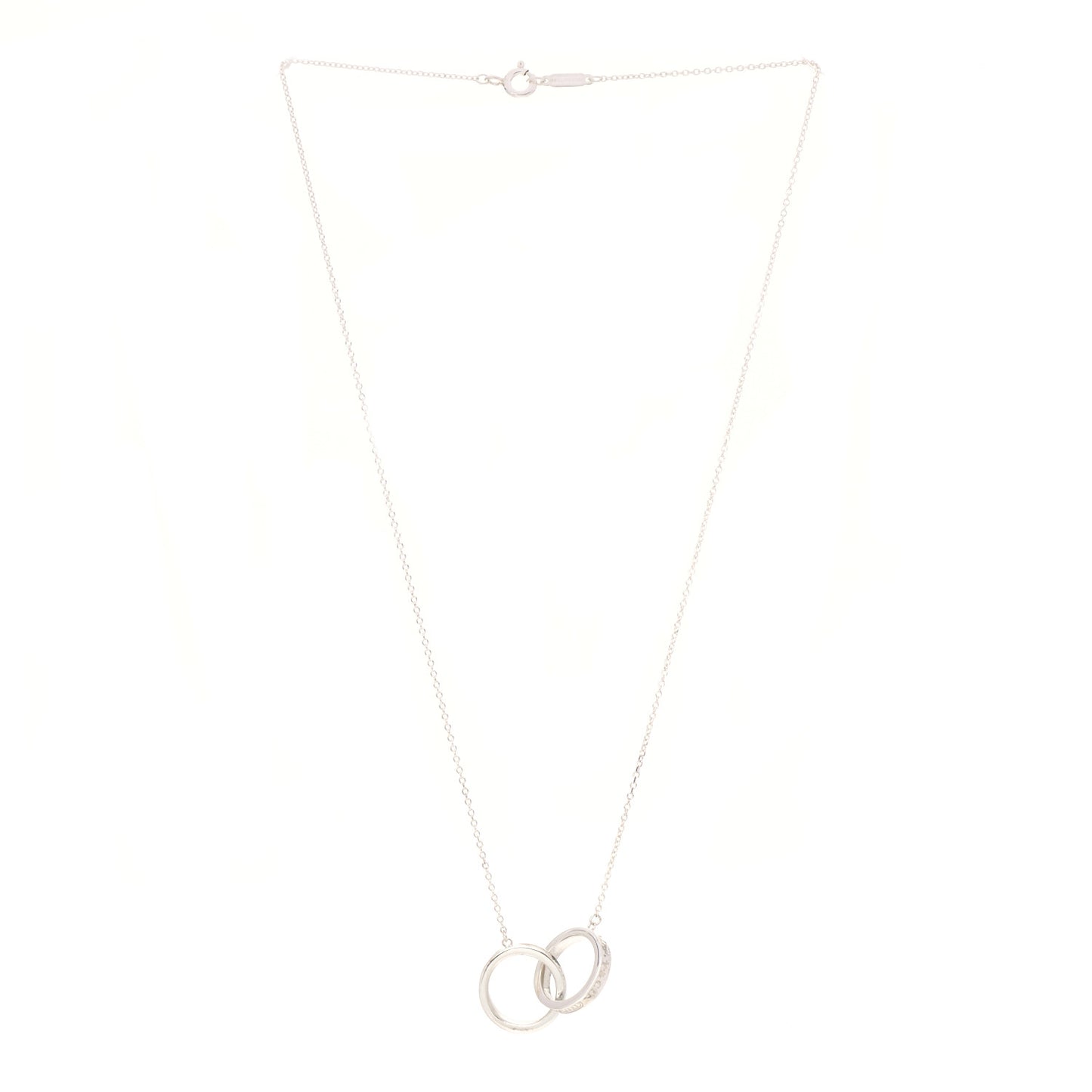 Sterling Silver 1837 Interlocking Circles Pendant Necklace