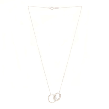 Tiffany Sterling Silver 1837 Interlocking Circles Pendant Necklace 3 of 6
