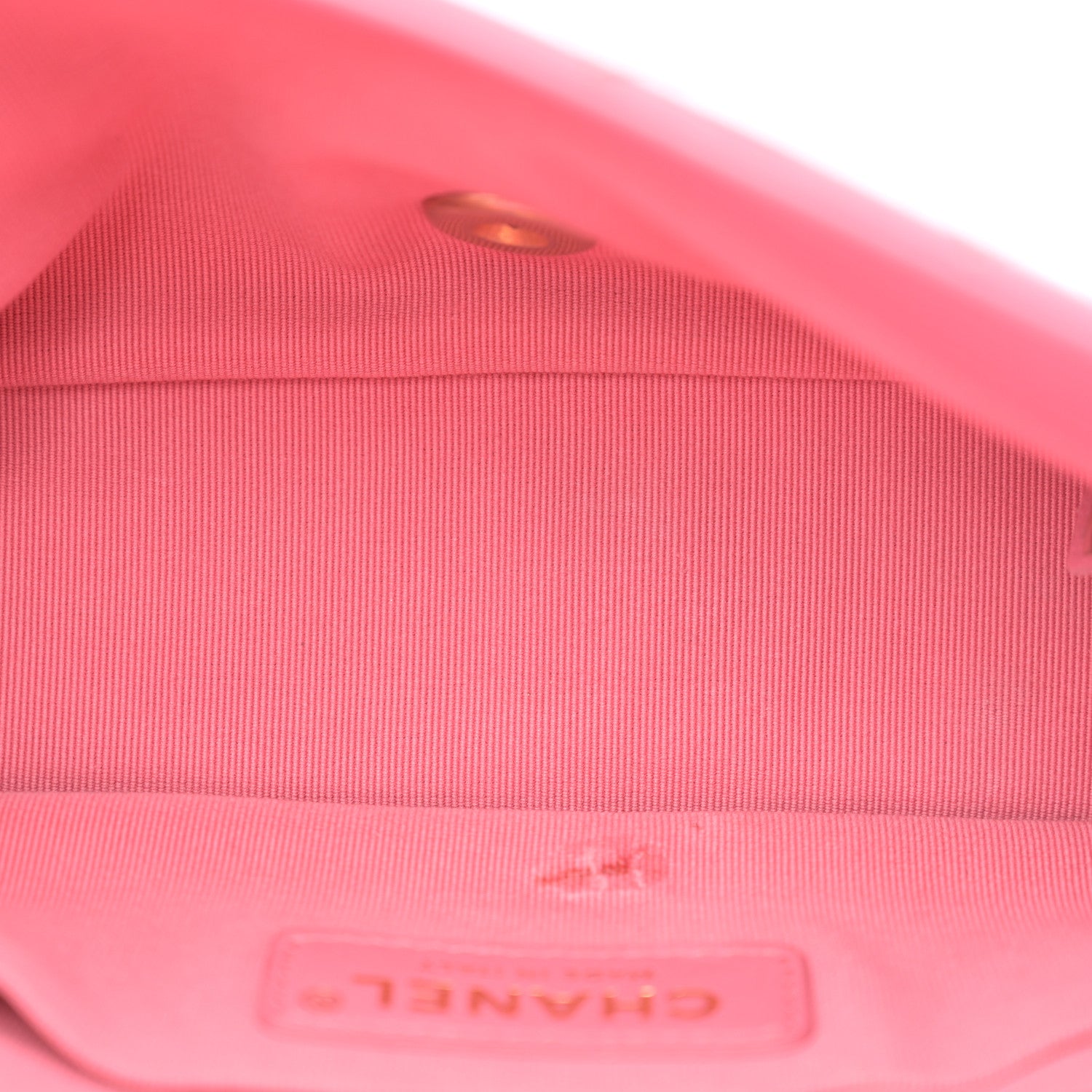 Chanel Lambskin Resin Quilted Mini Rectangular Pearl Samba Flap Pink 5 of 12