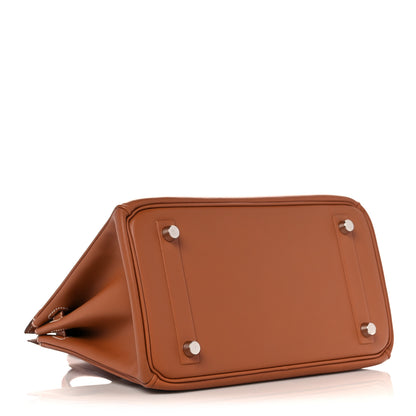 Hermes Swift Birkin Shadow 25 Gold 5 of 26