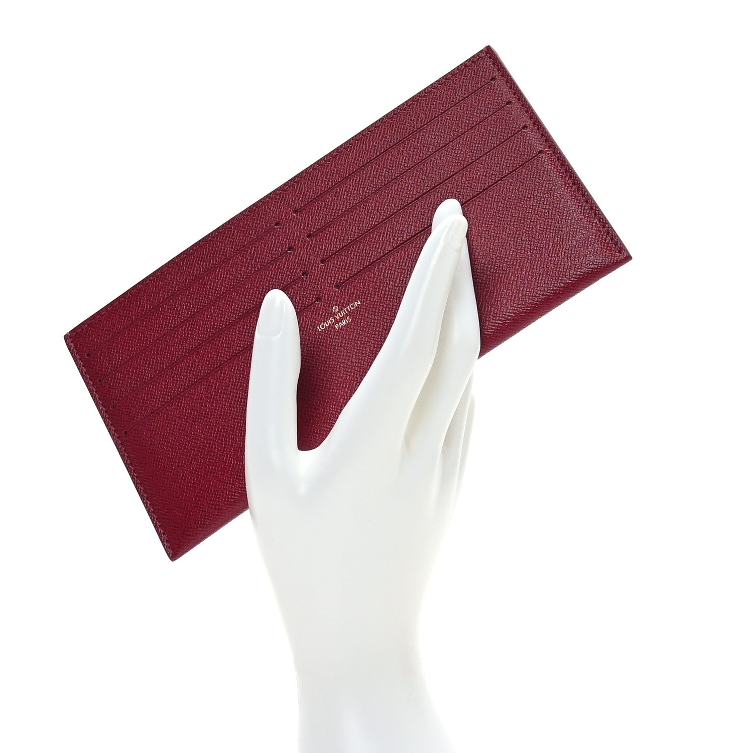 Louis Vuitton Calfskin Felicie Card Holder Insert Fuchsia 2 of 6