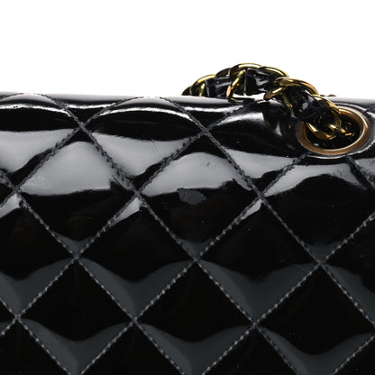 Chanel Patent Quilted Medium Double Flap Black 6 of 6