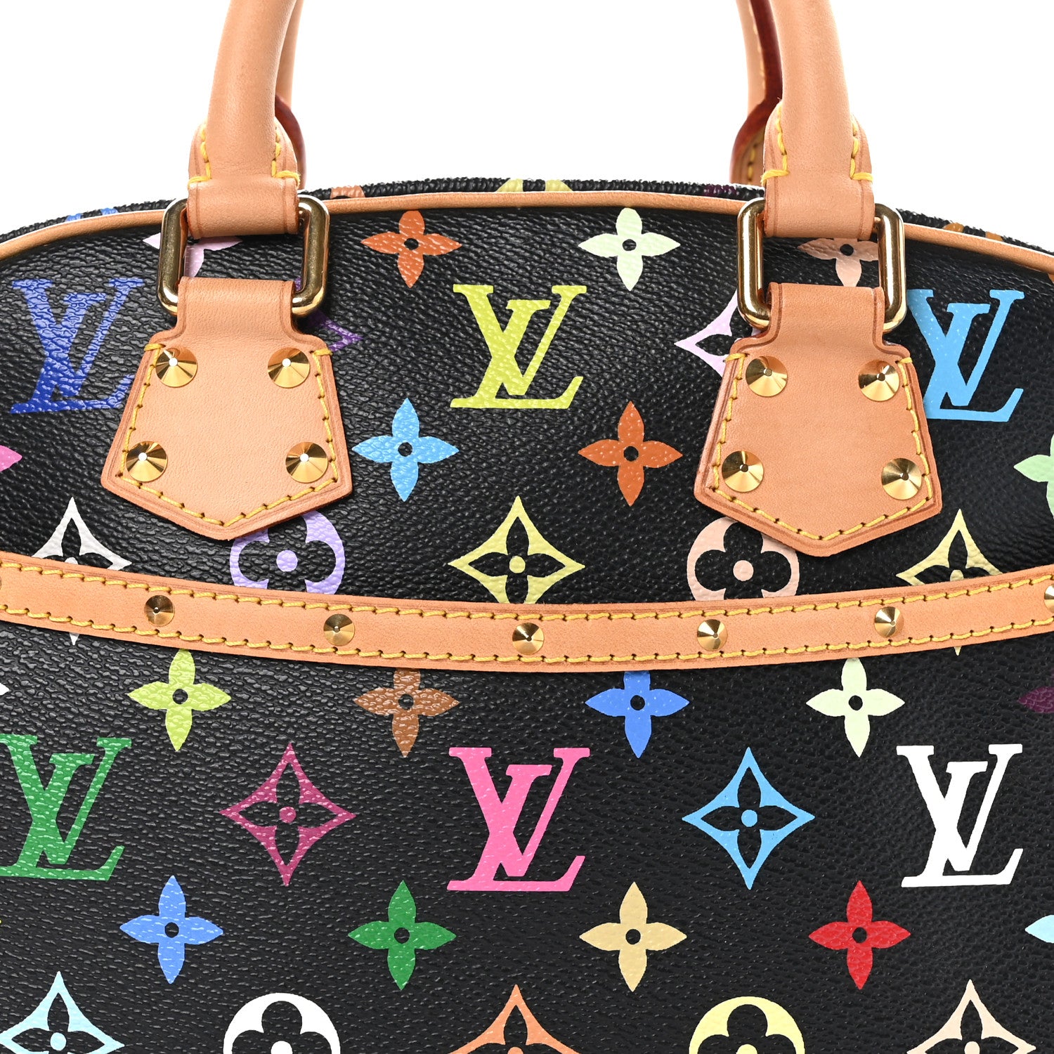Louis Vuitton Monogram Multicolor Trouville Black 7 of 9