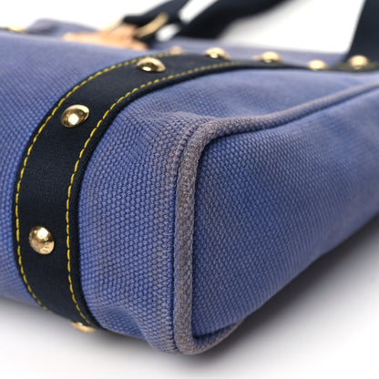 Louis Vuitton Toile Antigua Cabas MM Blue 10 of 11