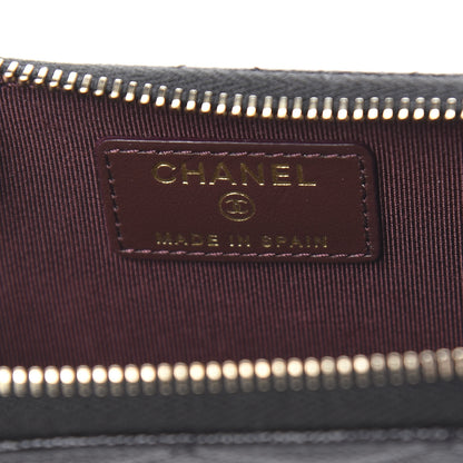 Chanel Caviar Quilted Key Holder Case Black 6 of 8