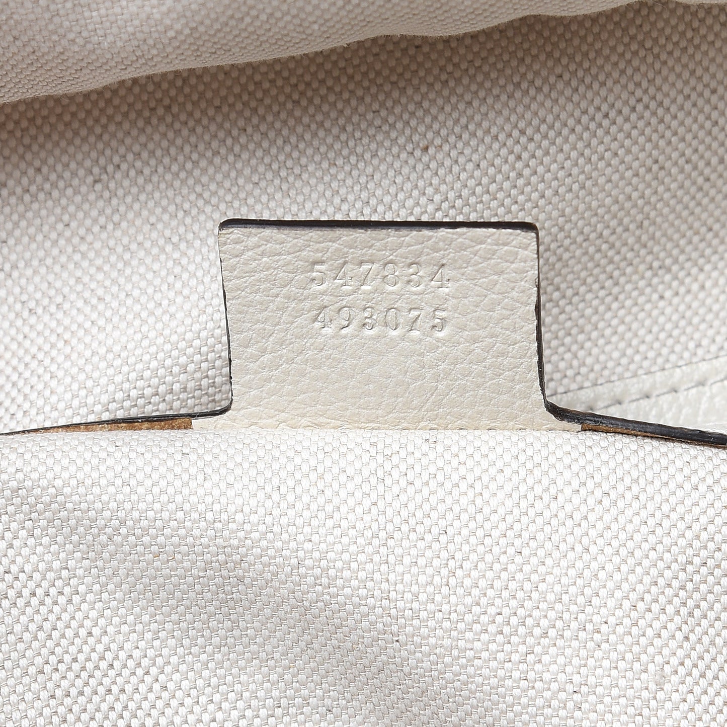 Calfskin Logo Day Backpack Mystic White