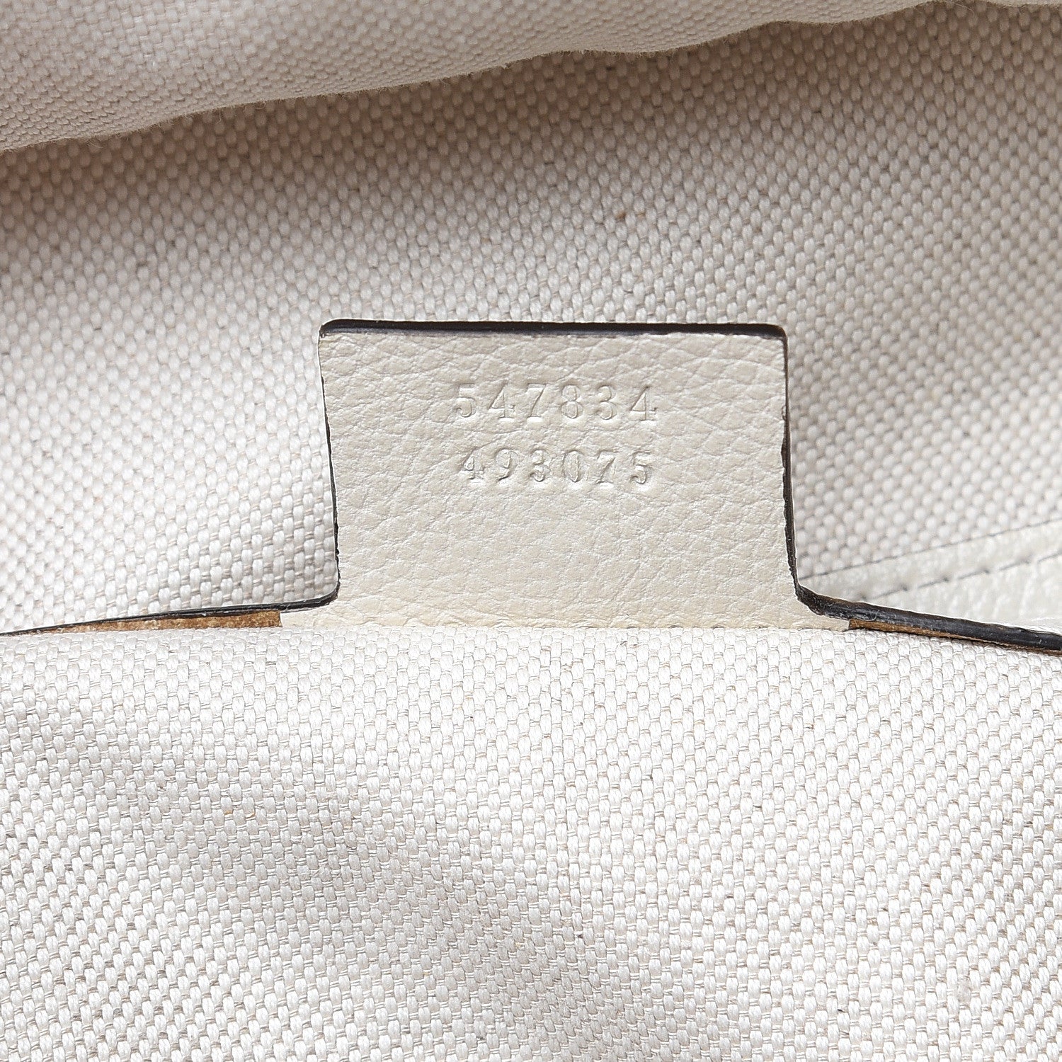 Gucci Calfskin Logo Day Backpack Mystic White 7 of 11