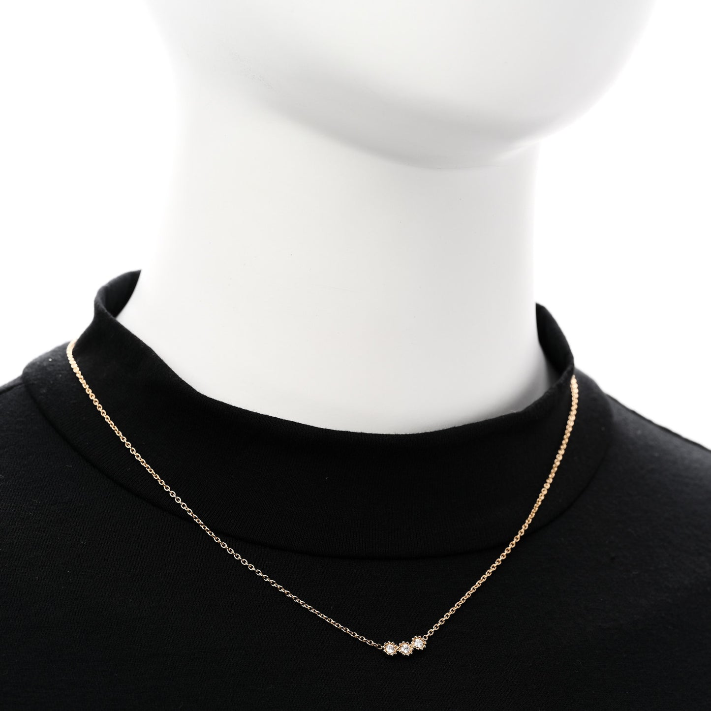 18K Yellow Gold Diamond Mimirose Pendant Necklace