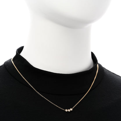 Christian Dior 18K Yellow Gold Diamond Mimirose Pendant Necklace 2 of 5