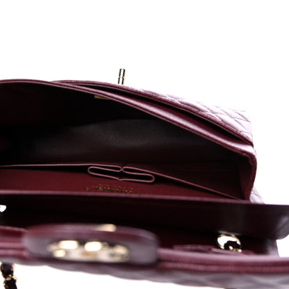 Chanel Caviar Quilted Small Double Flap Burgundy 5 of 10