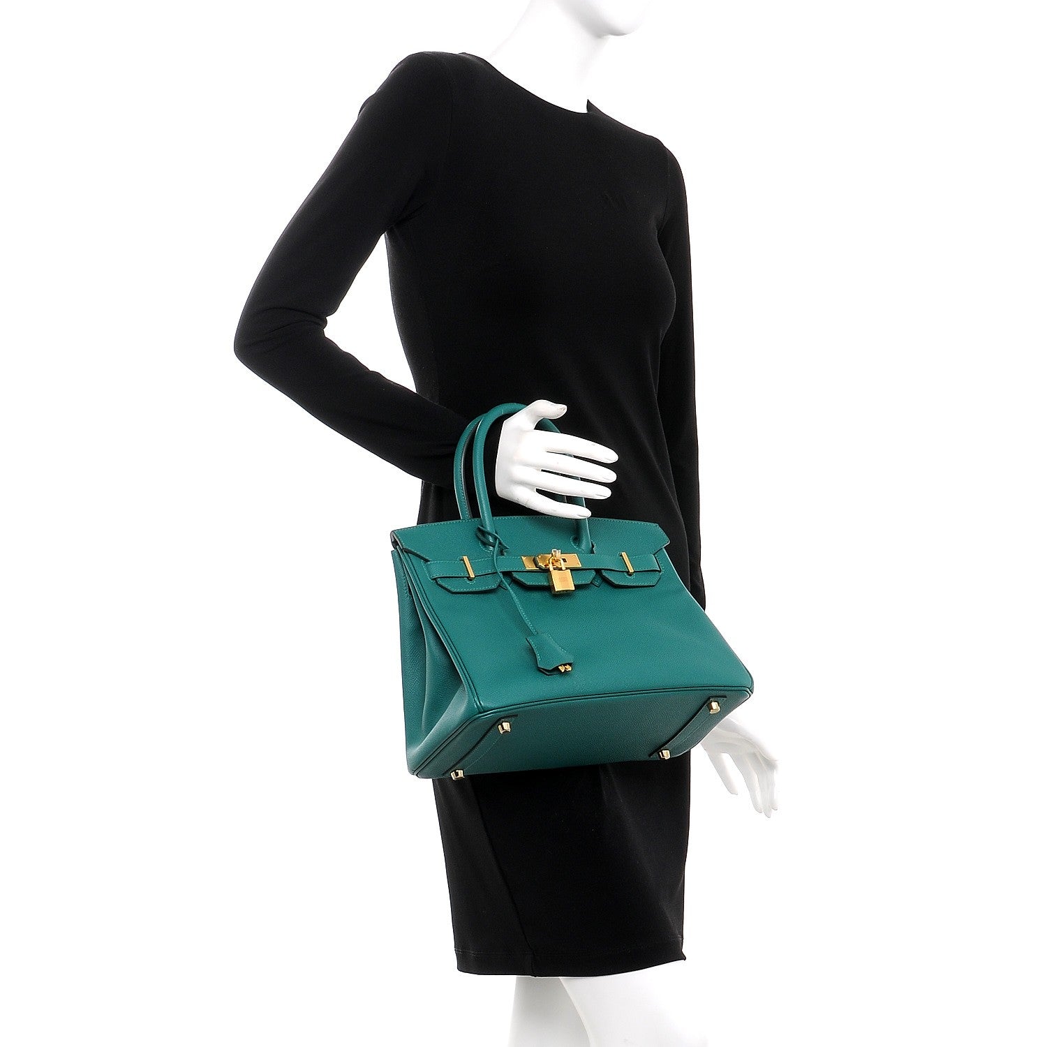 Hermes Epsom Birkin 30 Malachite 2 of 32