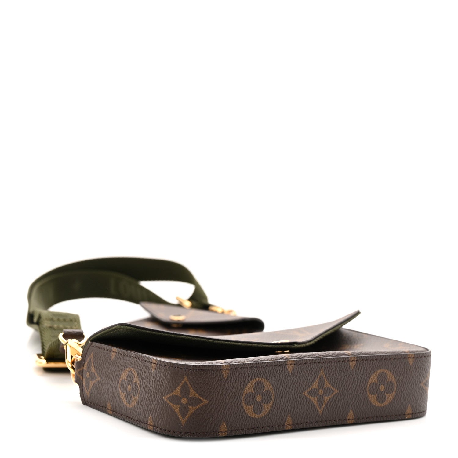 Louis Vuitton Monogram Felicie Strap & Go Kaki 3 of 10