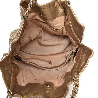 Chanel Calfskin Embroidered Ca D’Oro Tote Gold 5 of 14