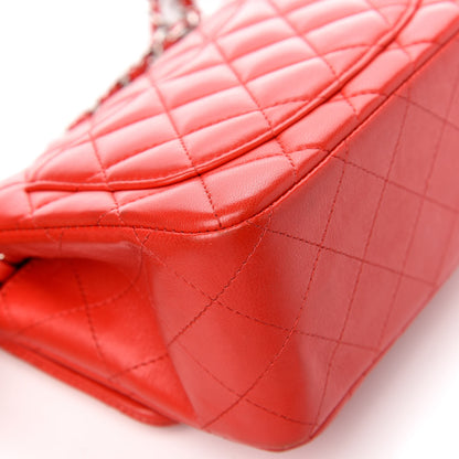 Chanel Lambskin Quilted Mini Square Flap Red 10 of 13