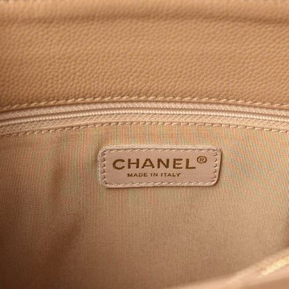 Chanel Caviar Quilted Grand Shopping Tote GST Beige Clair 8 of 10