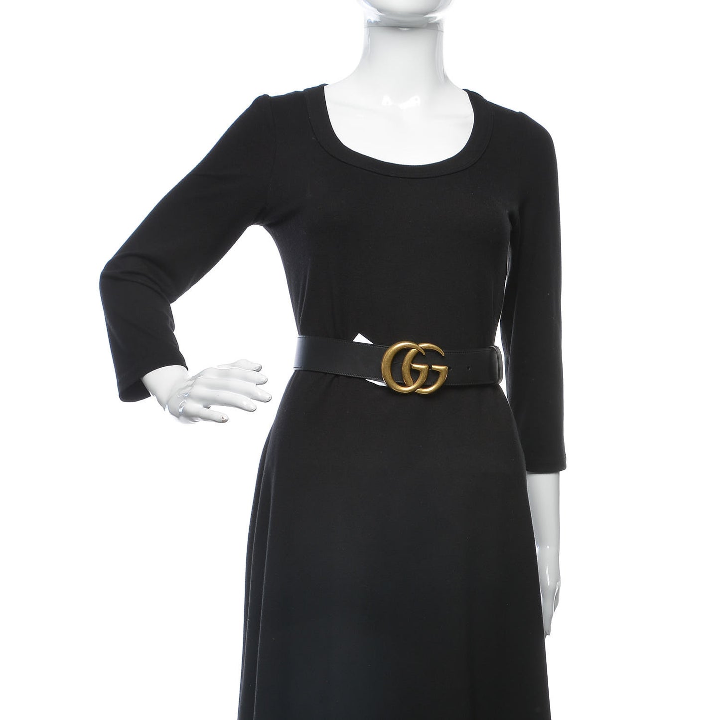 Calfskin Double G 40mm Belt 100 40 Black
