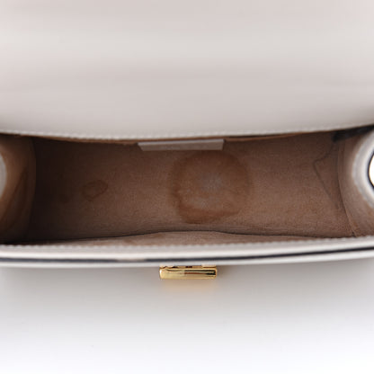 Gucci Calfskin Mini Sylvie Chain Shoulder Bag White 4 of 11