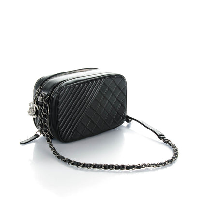Chanel Lambskin Small Coco Boy Camera Case Black 3 of 7
