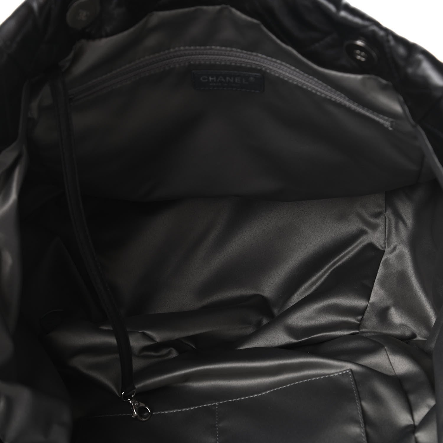 Chanel Lambskin Quilted Large Week End on Mars Tote Black 5 of 10
