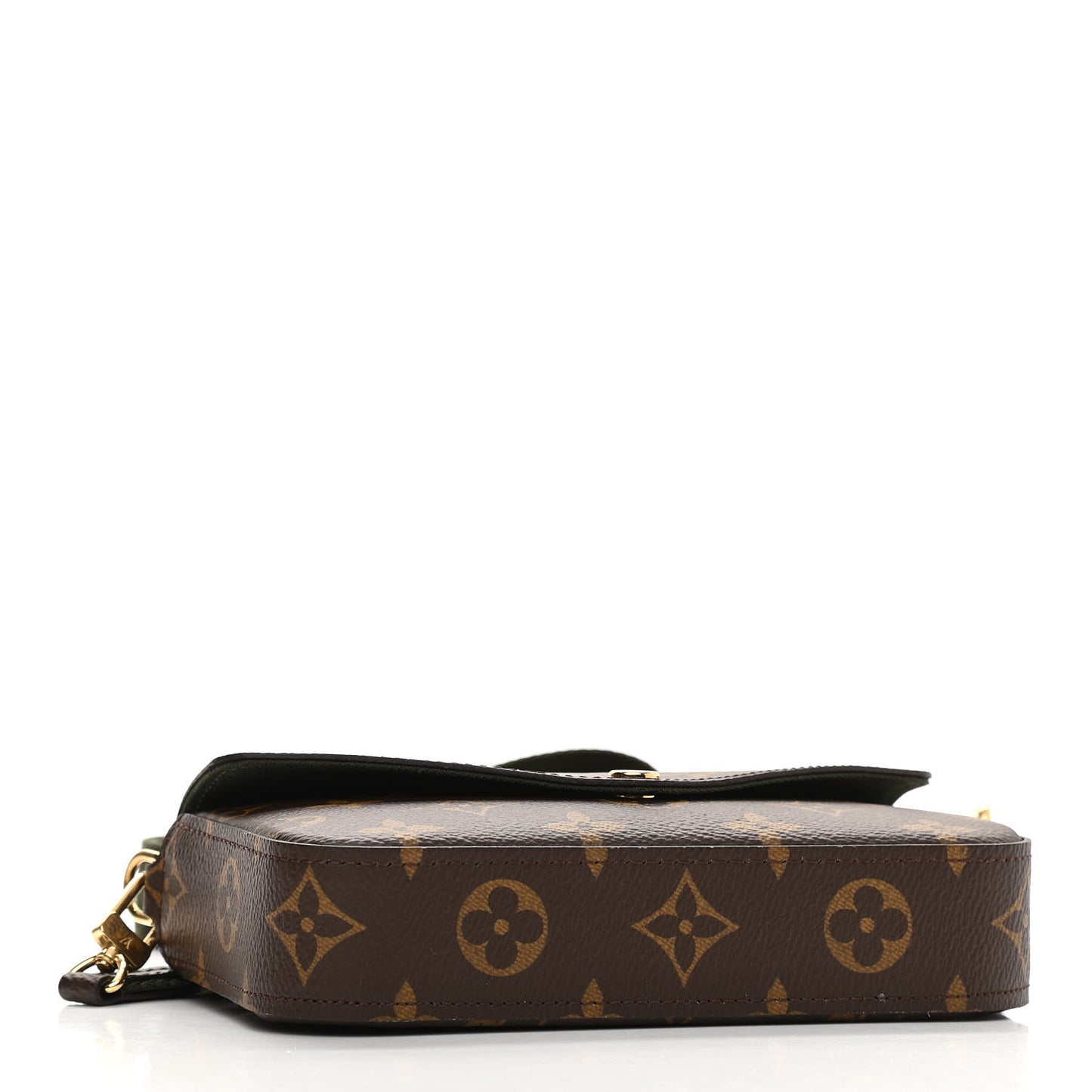 Monogram Felicie Strap & Go Kaki