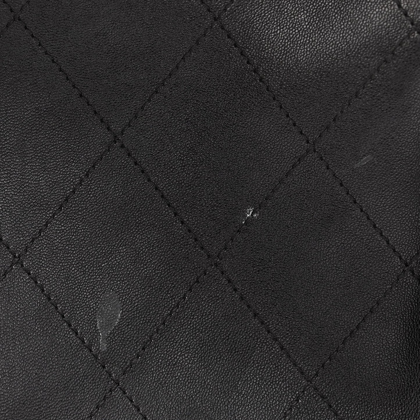 Lambskin Stitched Medium Ultimate Soft Tote Black