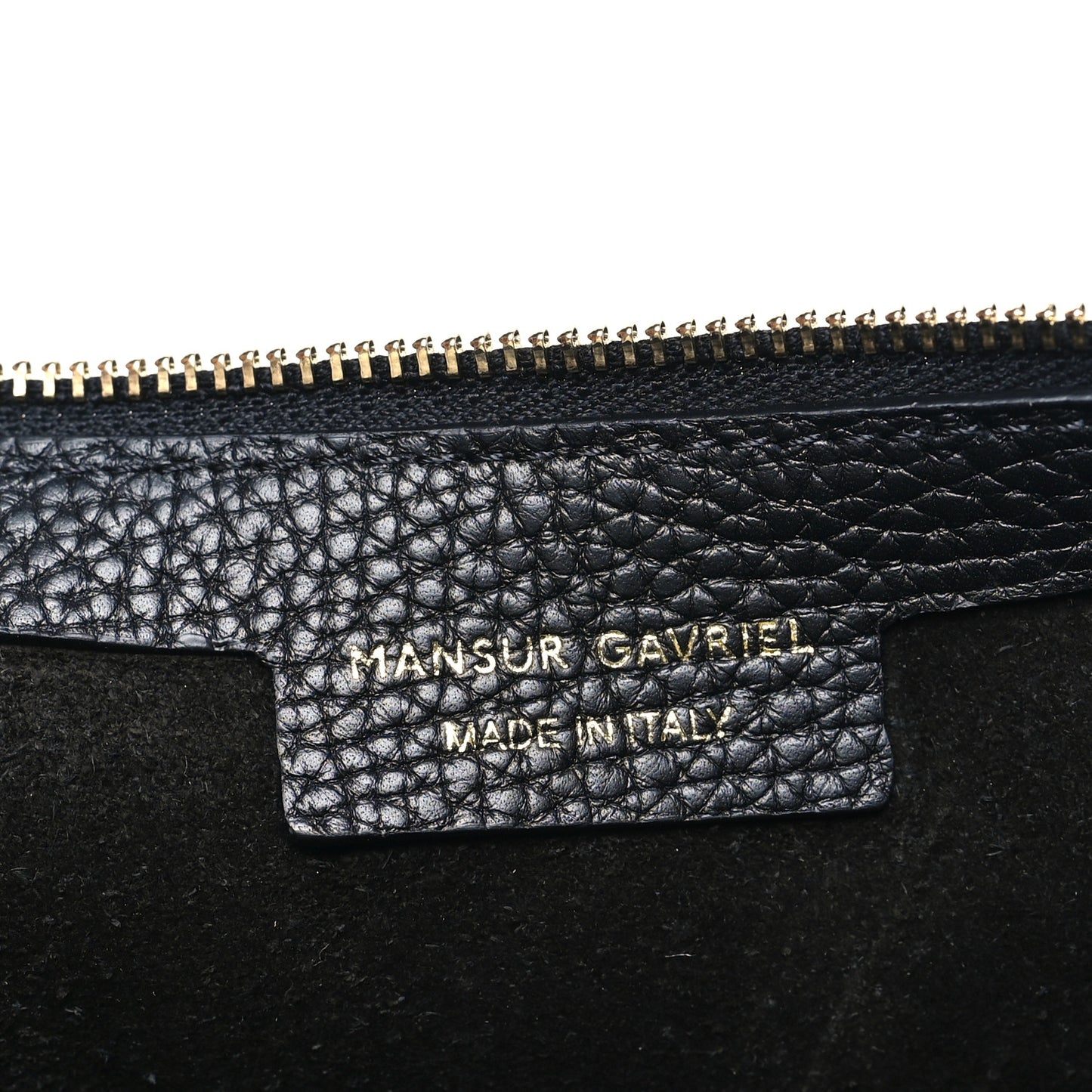 Pebbled Calfskin Rhea Bag Black