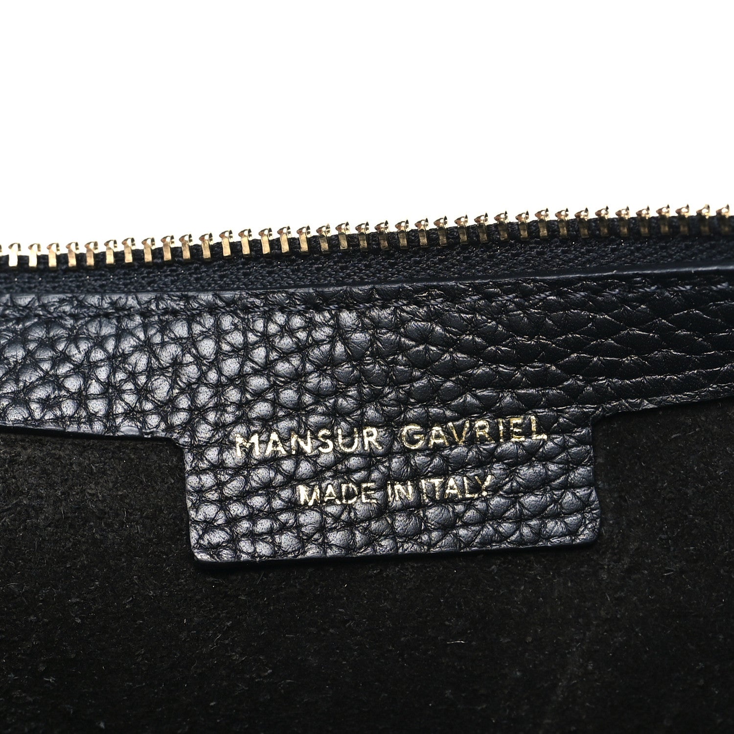 Mansur Gavriel Pebbled Calfskin Rhea Bag Black 6 of 9