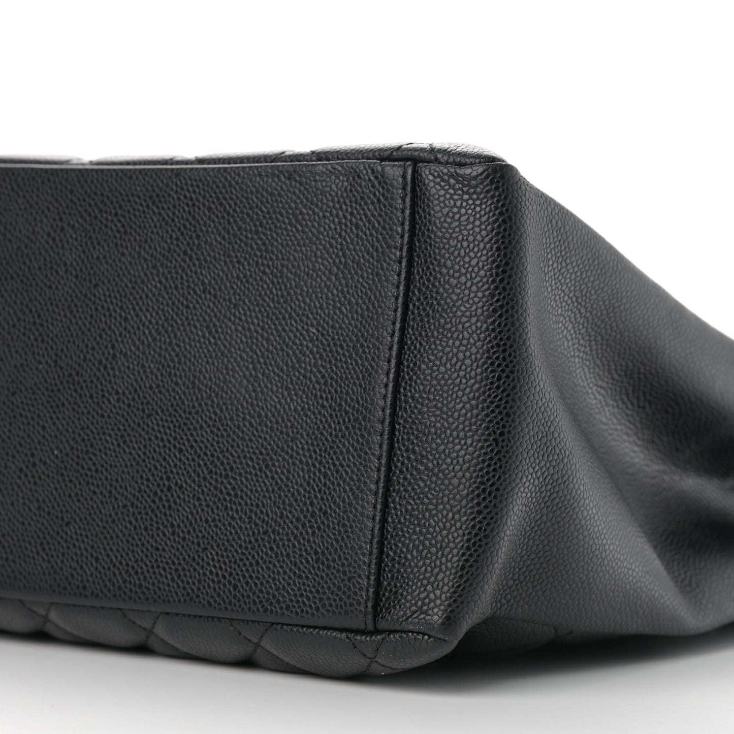 Caviar Quilted Grand Shopping Tote GST Black