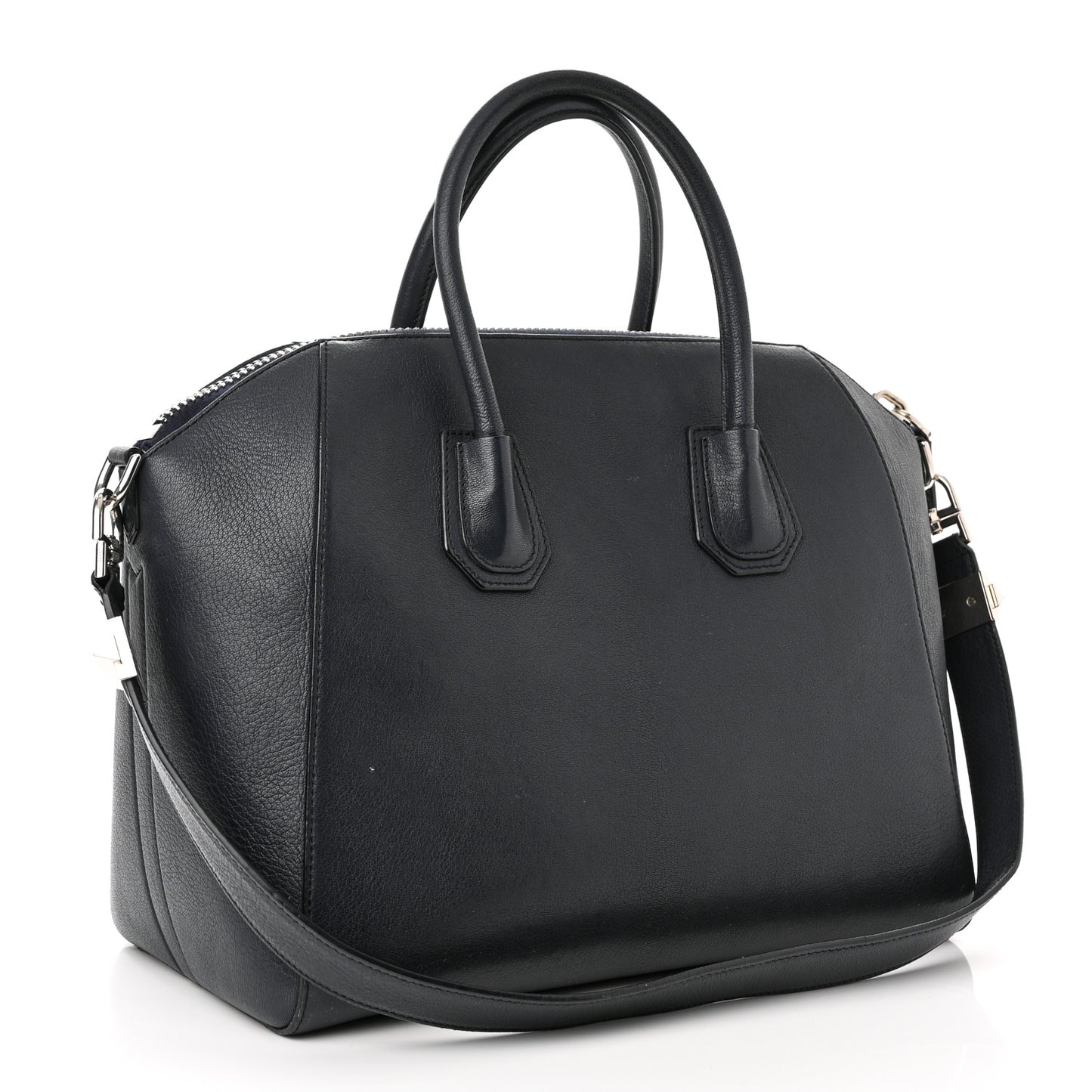 Sugar Goatskin Medium Antigona Navy