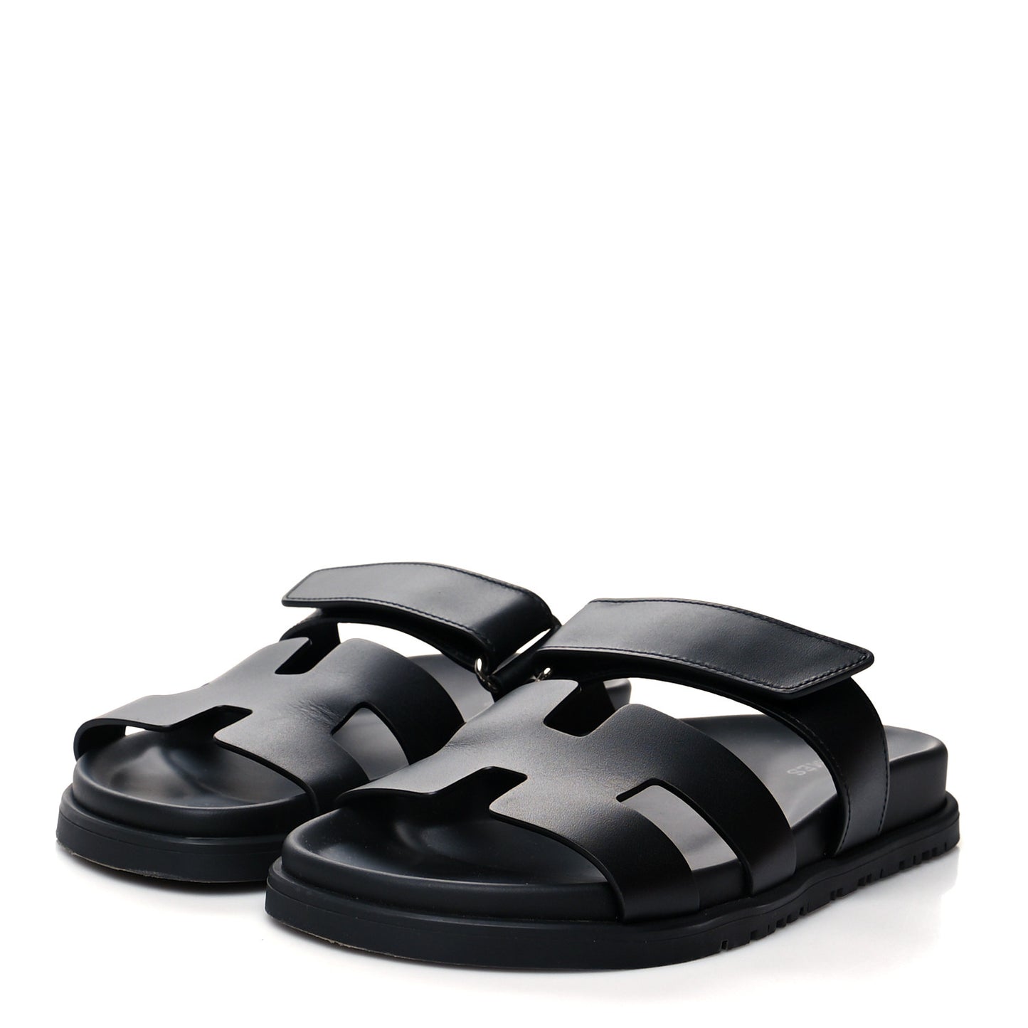 Calfskin Womens Chypre Sandals 36 Black
