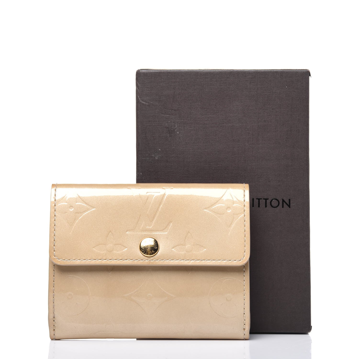 Louis Vuitton Vernis Ludlow Wallet Beige 18 of 18