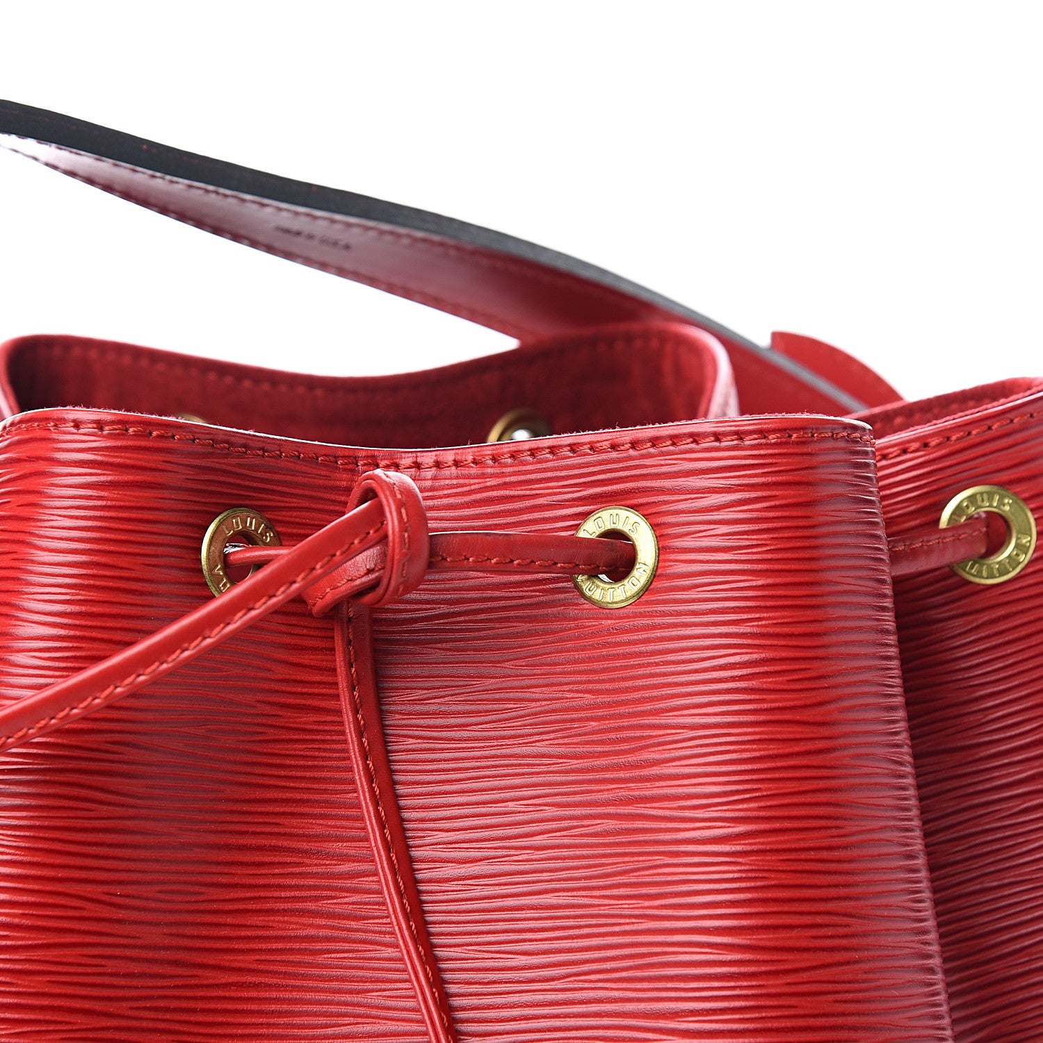 Louis Vuitton Epi Petit Noe Castillan Red 9 of 9