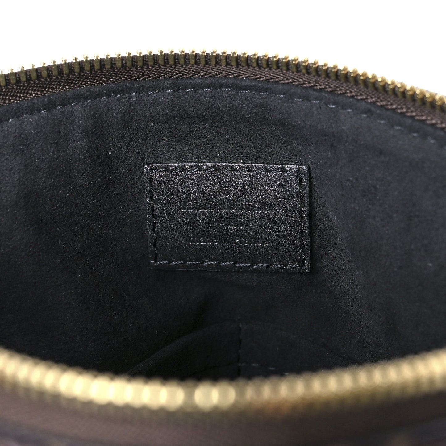 Monogram Flower Zipped Tote PM Black