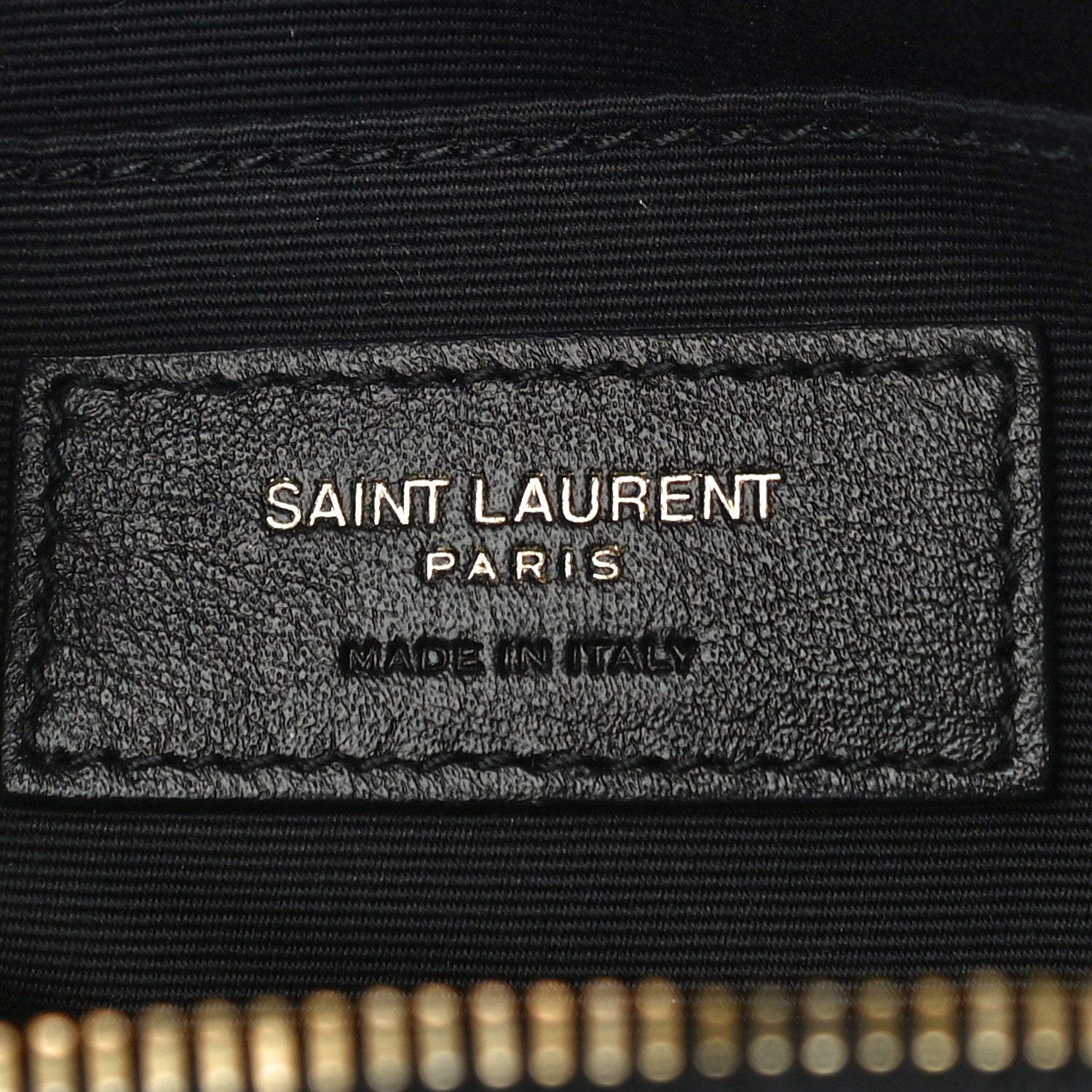 Saint Laurent Calfskin Matelasse Monogram Lou Camera Bag Black 5 of 11