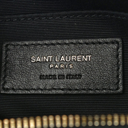 Saint Laurent Calfskin Matelasse Monogram Lou Camera Bag Black 5 of 11