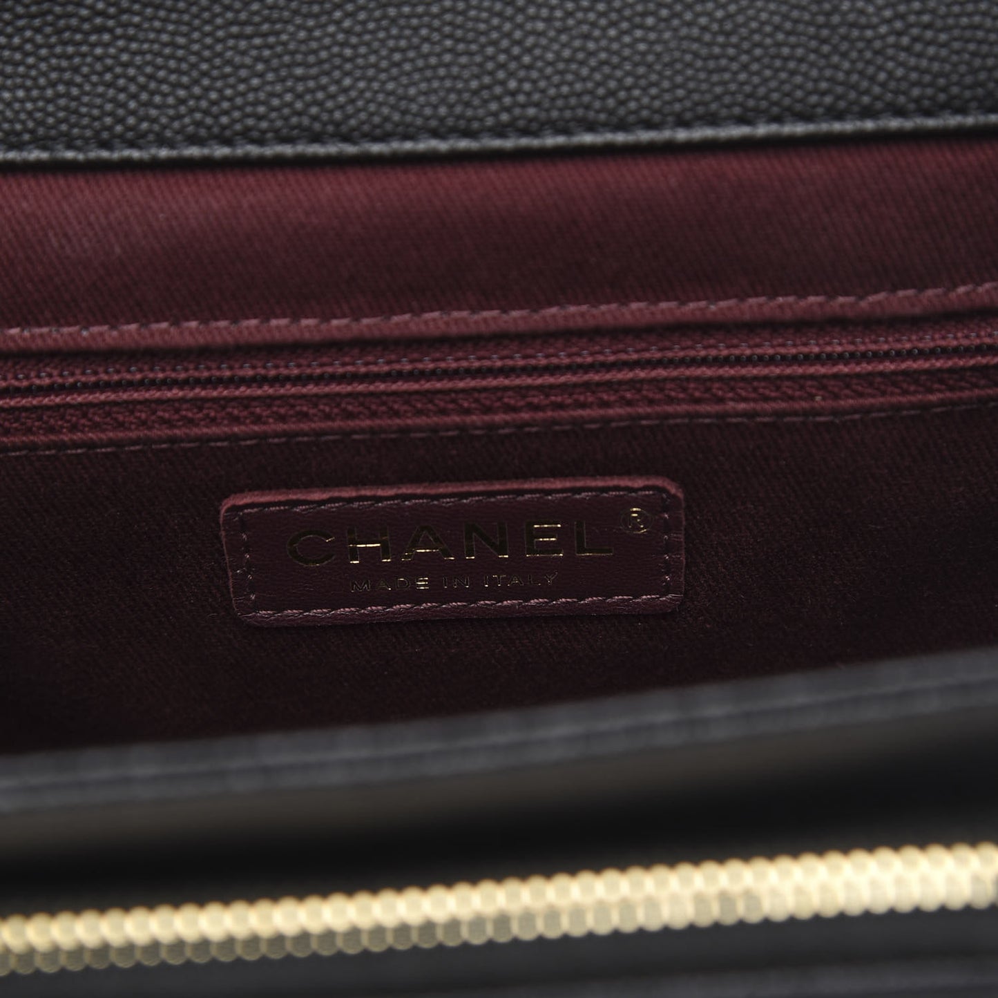 Caviar Quilted Small Business Affinity Flap Black