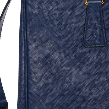 Prada Saffiano Medium Galleria Double Zip Tote Bluette 10 of 11