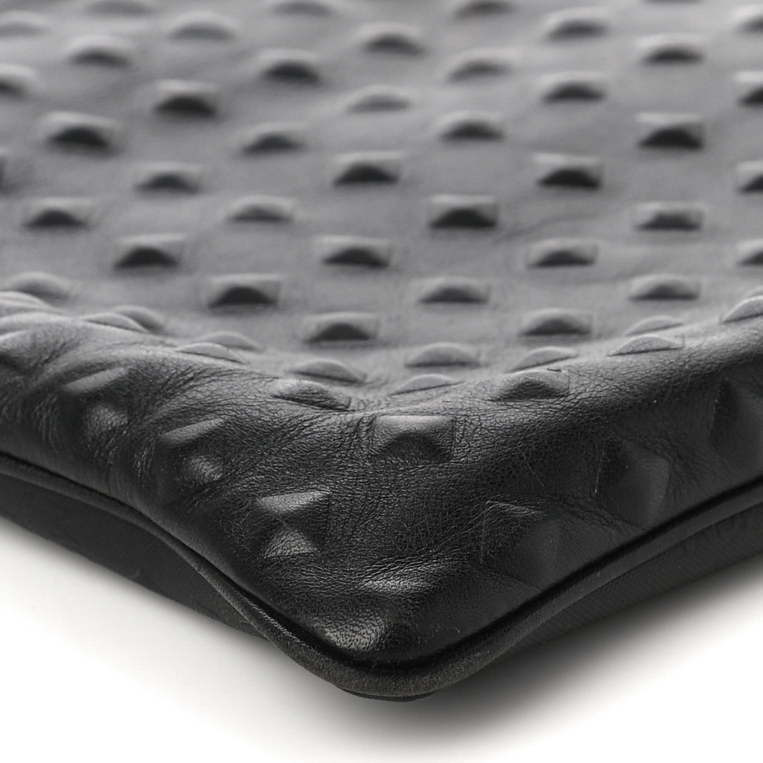 MCM Tantris Odeon Embossed Zip Pouch Black 8 of 10