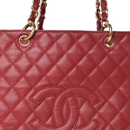 Chanel Caviar Quilted Petit Timeless Tote PTT Dark Pink 11 of 22