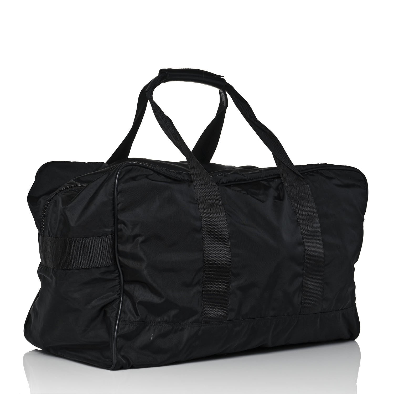 Prada Tessuto Nylon Saffiano Viaggio Carry On Travel Bag Black 2 of 13