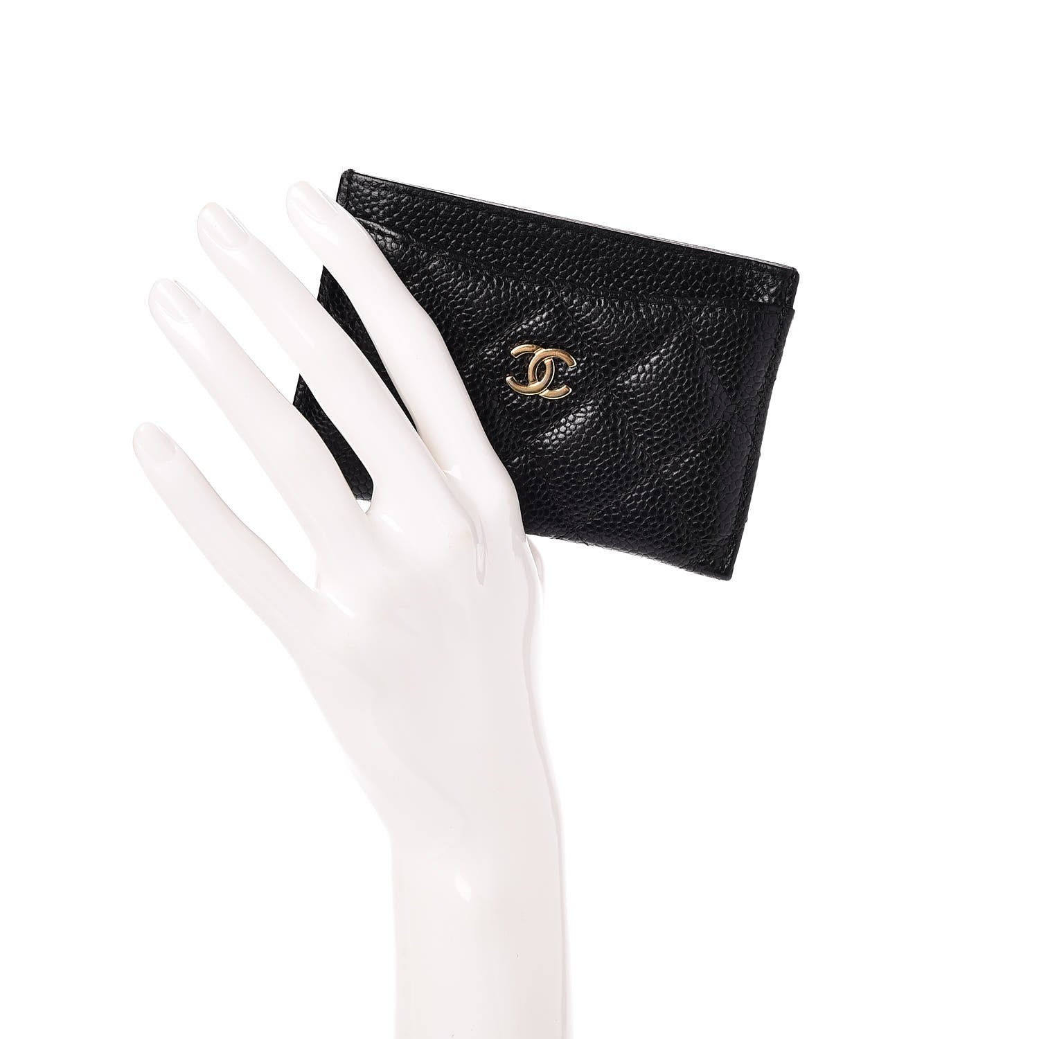 Chanel Caviar Quilted Card Holder Black 2 of 9