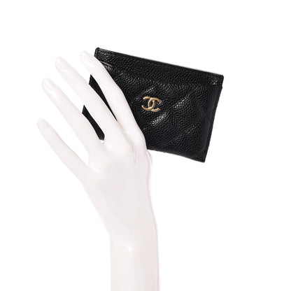 Chanel Caviar Quilted Card Holder Black 2 of 9