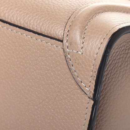 Celine Drummed Calfskin Nano Luggage Dune 14 of 15